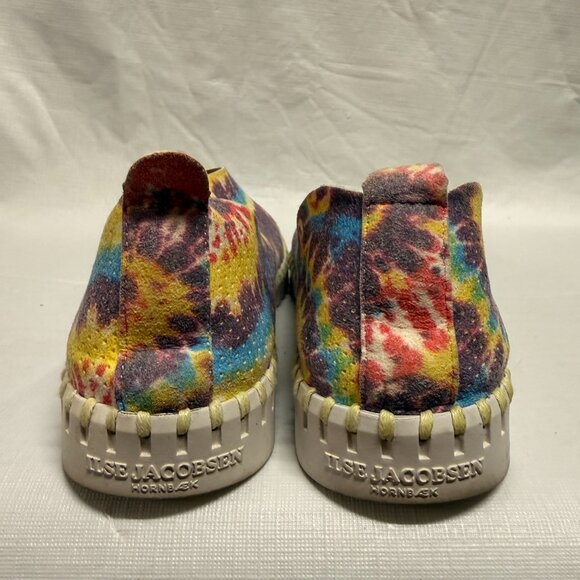 IlseJacobsen Tulip 139 Perforated Slip-On Sneakers - Multi Tie-Dye - Size EU 37 - Picture 6 of 8